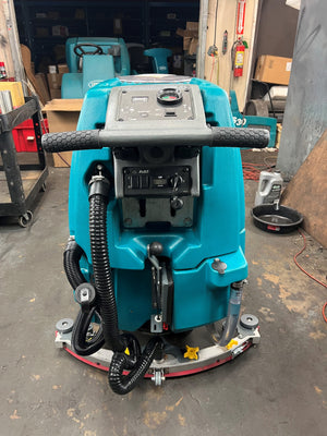 Refurbished Tennant T5E | 32" Walk Behind Disk Floor Scrubber, Battery, Self Propel