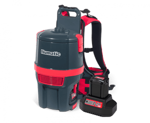 NaceCare RBV 150NXH , Backpack Vacuum, 6 QT, Cordless, 90 mins Low, 55 mins High, 15lbs, HEPA