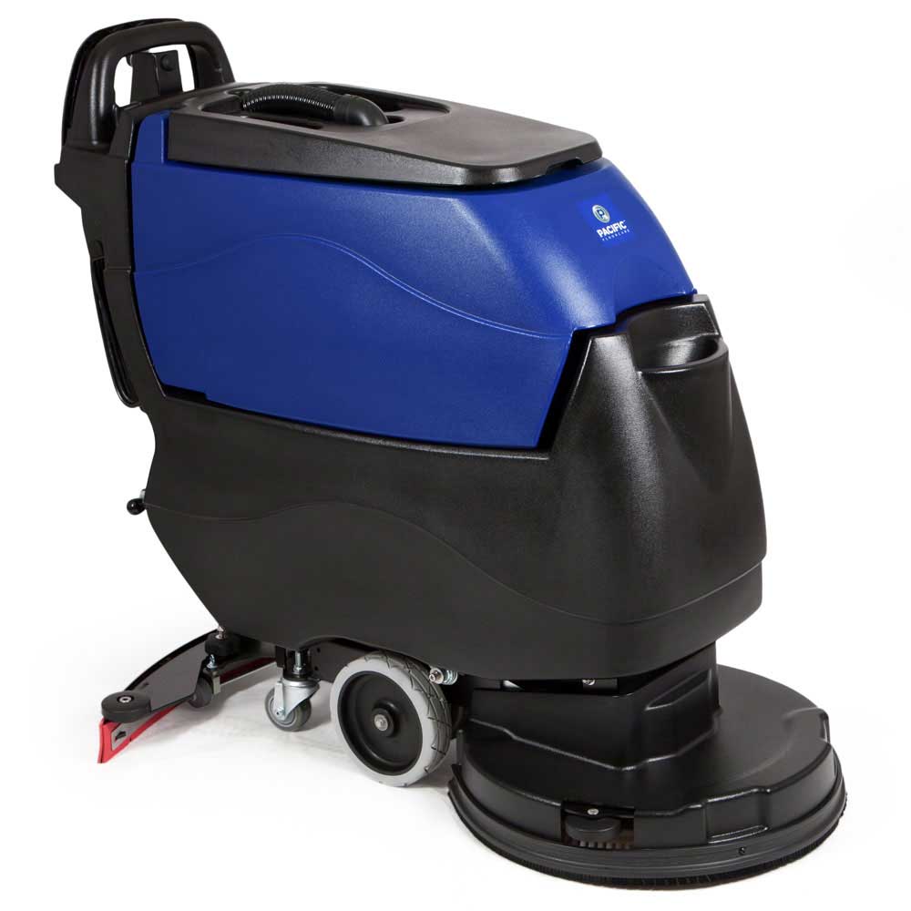 Refurbished Pacific S-20 | 20" Walk Behind Disk Floor Scrubber, Battery, Pad Assist