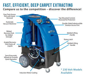 Hard Surface Extractor | Sandia Sniper 80-5000, 12 Gallon, 400-1200 PSI, Cold Water