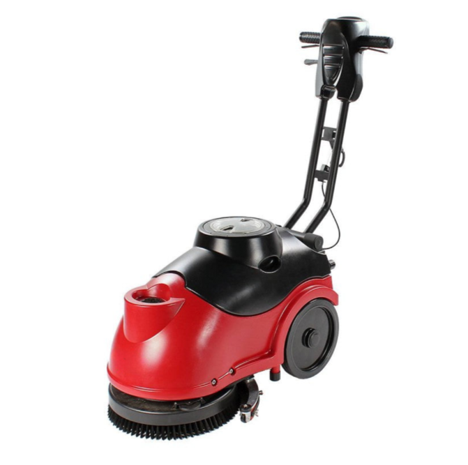 Floor Scrubber | 15" Walk Behind Disk Floor Scrubber, Battery, Pad Assist, SweepScrub SS15B