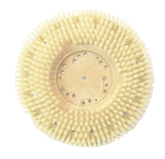 Rubberized Floor Brush | Floor Buffer | 20" | NP9200 Clutch Plate | Riser