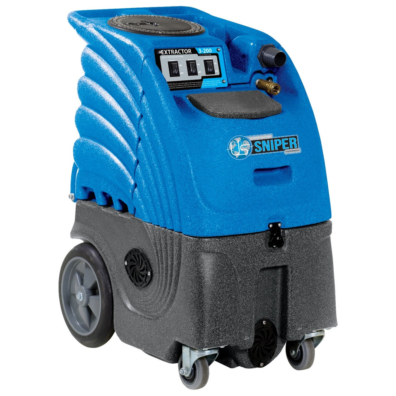 Carpet Extractor | Sandia Sniper 80-2500-H, 12 Gallon, 500 PSI, Hot Water