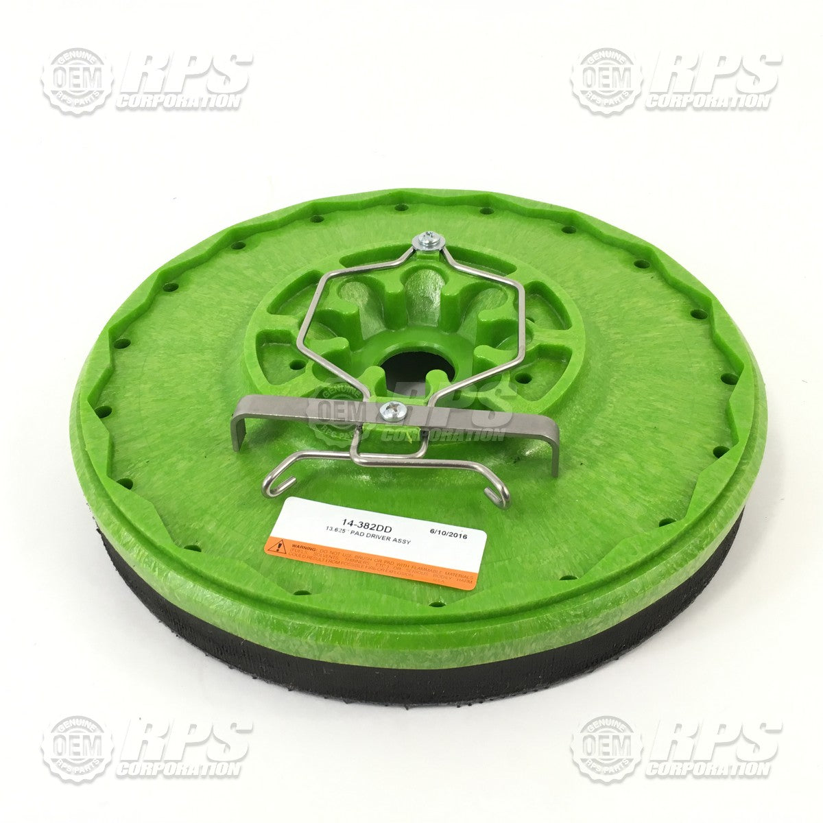 FactoryCat/Tomcat 14-382DD, Pad Driver, 14", SNAP Diamond Driver Green Block