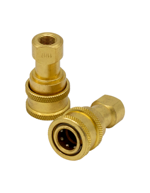 Brass Quick-Disconnect w/ Viton Seals