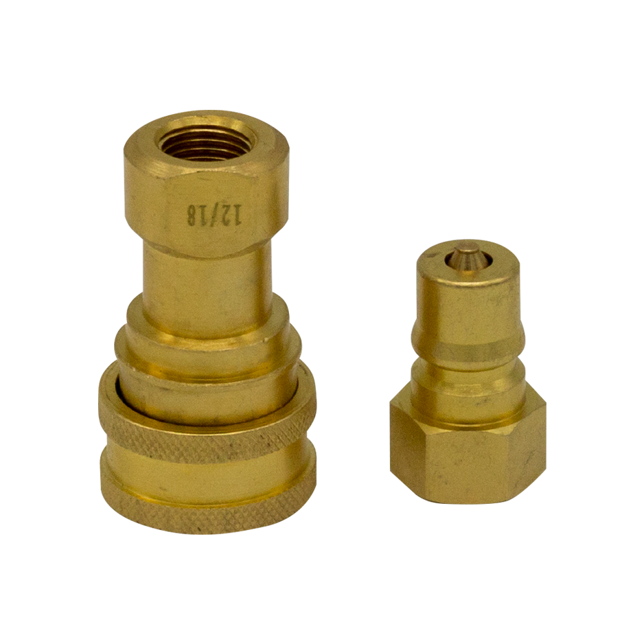 Brass Quick-Disconnect w/ Viton Seals