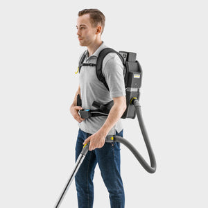 Karcher BVL 5/1 BP, Backpack Vacuum, 5QT, Cordless, With Tools, 9.9lbs