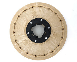 Universal Pad Driver, Floor Buffer, 16",  NP9200 Clutch Plate, 1.25" Riser, Bristle System, PB16